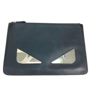 Pre-owned Leather fendi-bags Fendi Vintage , Black , Heren