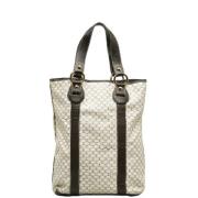 Pre-owned Canvas totes Celine Vintage , White , Dames