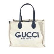 Pre-owned Canvas gucci-bags Gucci Vintage , Beige , Dames