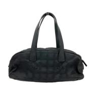 Pre-owned Leather chanel-bags Chanel Vintage , Black , Dames