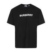 Zwart T-shirt A1189 Burberry , Black , Heren