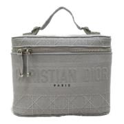 Pre-owned Canvas pouches Dior Vintage , Gray , Dames