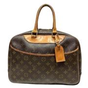 Pre-owned Canvas handbags Louis Vuitton Vintage , Brown , Dames