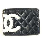 Pre-owned Leather chanel-bags Chanel Vintage , Black , Dames