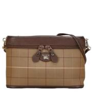 Pre-owned Canvas shoulder-bags Burberry Vintage , Brown , Dames