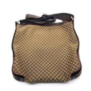 Pre-owned Fabric shoulder-bags Celine Vintage , Brown , Dames