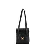 Pre-owned Leather totes Versace Pre-owned , Black , Dames