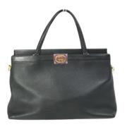 Pre-owned Leather gucci-bags Gucci Vintage , Black , Dames