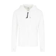 Witte Gauze Hoodie C.p. Company , White , Heren