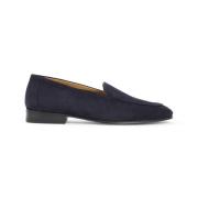 Diepblauwe Sophie Loafer The Row , Blue , Dames