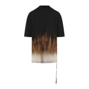 Zwarte Terra Jumbo Korte Mouw T-shirt Rick Owens , Multicolor , Heren