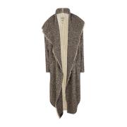 Zwart Tan Cardigan Coat UMA Wang , Beige , Heren