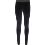 Glanzende Velours Signature Leggings Tom Ford , Blue , Dames