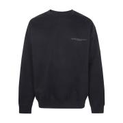 Zwart Logo Crew Neck Sweatshirt Y-3 , Black , Heren