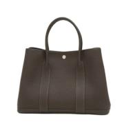 Pre-owned Leather handbags Hermès Vintage , Brown , Dames