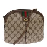 Pre-owned Leather gucci-bags Gucci Vintage , Beige , Dames