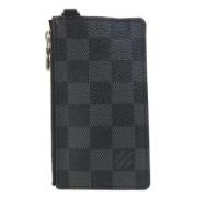 Pre-owned Fabric wallets Louis Vuitton Vintage , Black , Dames