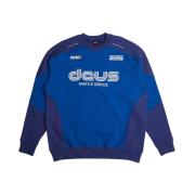 Touring Crew Sweatshirt Deus Ex Machina , Blue , Heren