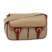 Pre-owned Canvas shoulder-bags Celine Vintage , Beige , Dames