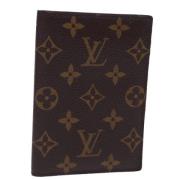 Pre-owned Canvas wallets Louis Vuitton Vintage , Brown , Dames