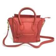 Pre-owned Leather celine-bags Celine Vintage , Red , Dames