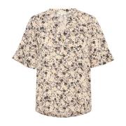 Witte Peper Mini Bloem T-Shirt Part Two , Multicolor , Dames