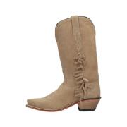 Ruffle Sand Women Cowboylaarzen Bootstock , Beige , Dames