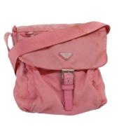 Pre-owned Nylon prada-bags Prada Vintage , Pink , Dames