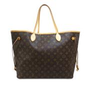 Pre-owned Canvas louis-vuitton-bags Louis Vuitton Vintage , Brown , Da...