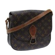 Pre-owned Canvas louis-vuitton-bags Louis Vuitton Vintage , Brown , Da...