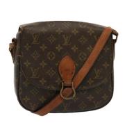 Pre-owned Canvas louis-vuitton-bags Louis Vuitton Vintage , Brown , Da...