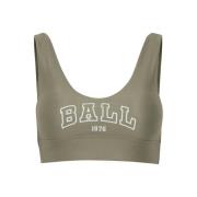 Olive Sport Top Ball , Green , Dames