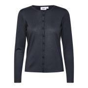 Nachtblauwe Cardigan, A8661, Milasz R-Neck Saint Tropez , Black , Dame...