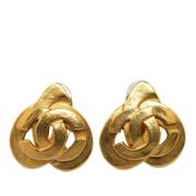 Pre-owned Yellow Gold earrings Chanel Vintage , Yellow , Dames