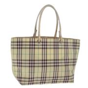 Pre-owned Nylon handbags Burberry Vintage , Beige , Dames