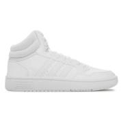 Hoops 3.0 Mid Sneakers Adidas , White , Dames