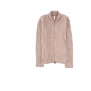 Stijlvolle Zip Cardigan Giorgio Brato , Beige , Heren