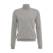 Grijze Gebreide Trui Aw24 Handwas Daniele Fiesoli , Gray , Heren