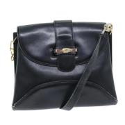 Pre-owned Leather gucci-bags Gucci Vintage , Black , Dames