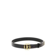 Trendy Leather Belts for Men Bally , Black , Dames