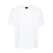 Micro Logo Print T-Shirt A.p.c. , White , Heren