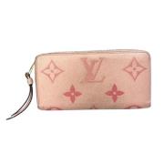 Pre-owned Leather wallets Louis Vuitton Vintage , Pink , Dames