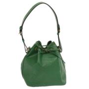 Pre-owned Leather louis-vuitton-bags Louis Vuitton Vintage , Green , D...