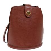 Pre-owned Leather louis-vuitton-bags Louis Vuitton Vintage , Brown , D...