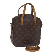 Pre-owned Canvas handbags Louis Vuitton Vintage , Brown , Dames