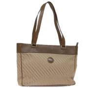 Pre-owned Canvas totes Gucci Vintage , Beige , Dames