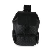 Pre-owned Canvas backpacks Louis Vuitton Vintage , Black , Dames