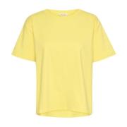 Zachte en stijlvolle t-shirt Celandine Part Two , Yellow , Dames