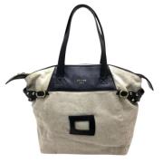 Pre-owned Canvas celine-bags Celine Vintage , Beige , Dames