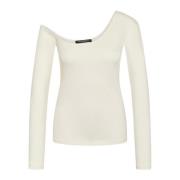 Vrouwen Luteabbcelisa Top Snow White Bruuns Bazaar , White , Dames